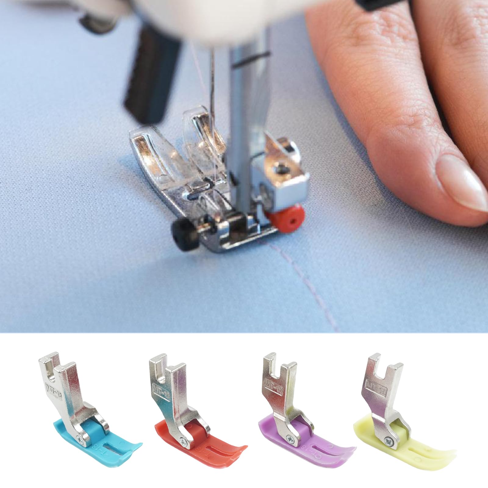 Amazon.co.jp: 衣類クラフト用多目的ミシン押え足 MT18 ミシン押え足